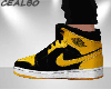 Yellow Black Shoes