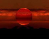 Gothik Red Sunset Moon