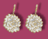 Winter Mums Earrings