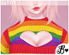 !B Pride Heart Set