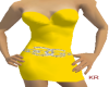 *KR-c yellow mini dress