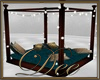 Teal Canopy Bed