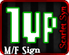 (Ss) 1up sign