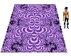 (1M)PYCHEDELICPurple rug