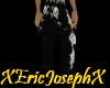 black winged skull pants