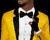 Elegant Yellow Open Suit