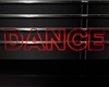 Red Neon Dance Sign