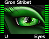 Gron Stribet Eyes