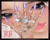 BB|Purple Nails+Rings