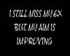 I Miss My Ex