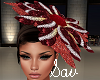 Red Sparkle Couture Hat
