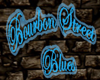 Bourbon St Blues Sign