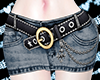ᨳY2K Chain Skirt