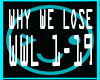 Cartoon - Why We Lose