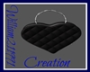 Ann Black Heart Purse