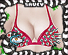 Spiked Bra Hot Pink