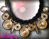 Wraped coin necklace