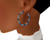 Dazzel Me Blue Earrings
