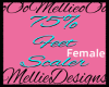 [M]Mellie~75% Feet Scale