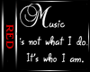 |R|Wall Quote Music Is..
