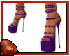 *C Heel Sandals Purple