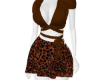 leopard print 2pc outfit
