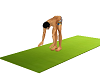 Green Yoga Mat Animated