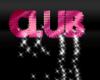 Pink Stars 3D Club Sign