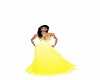 yellow  Diamond Dress