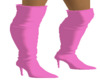 Knee High pink Boots