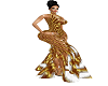 XXL LOOK OUT GOLD DRESS