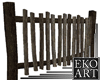 Cottage Rustic Fence 3D