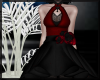 Gothic Red & Black Gown