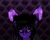 Purple Flame Cat Ears