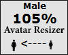 Avatar scaler 105% Male