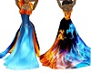 flame dragons gown