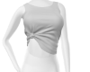 cropped knot tank top