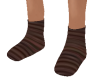 YF* Brown Slipper Socks