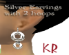 *KR-SS 2 hoop Earrings