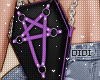 !!D Coffin Bag Purple