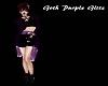 Goth Purple Glitz Outfit