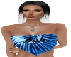 Blue Tye Dye Bish Top