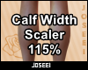 Calf Width Scaler 115%