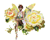 Fairy and Yellow Roses