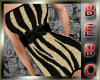 *B* Zebra Mini Dress