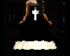 Black/White Cross Gown
