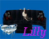 JL- Black Rose Couch