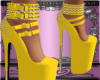 LRC Neon Yellow Heels