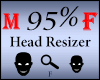 HEAD 95% RESIZER M & F