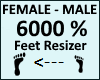 Feet Scaler 6000%